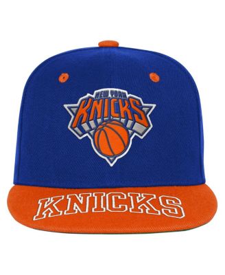 Big Boys and Girls Blue/Orange New York Knicks Two-Tone Snapback Hat