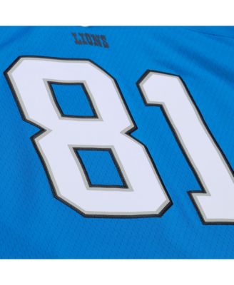 Men's Calvin Johnson Blue Detroit Lions 2007 Legacy Replica Jersey
