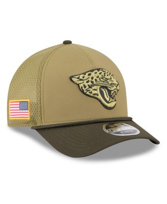 New Era Men's Green Jacksonville Jaguars 2025 Salute to Service 9FORTY ...