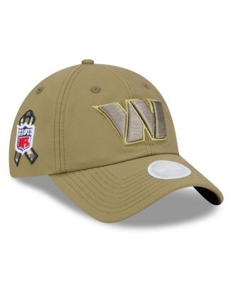 New Era - Women's Green Washington Commanders 2025 Salute to Service Pony Tail Adjustable Hat