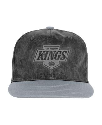 Big Boys and Girls Black/Silver Los Angeles Kings True Retro Deadstock Adjustable Hat