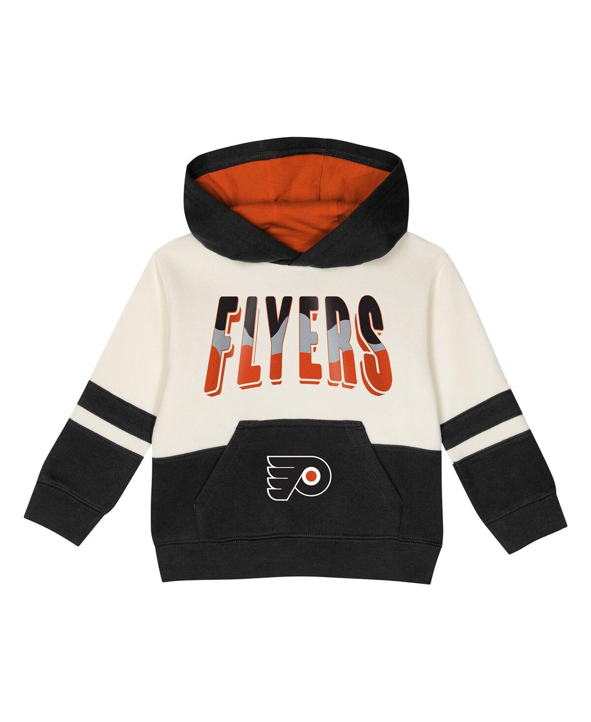 Outerstuff Toddler 2-Piece Black Philadelphia Flyers Chants and Cheers Fleece Hoodie Pants Set