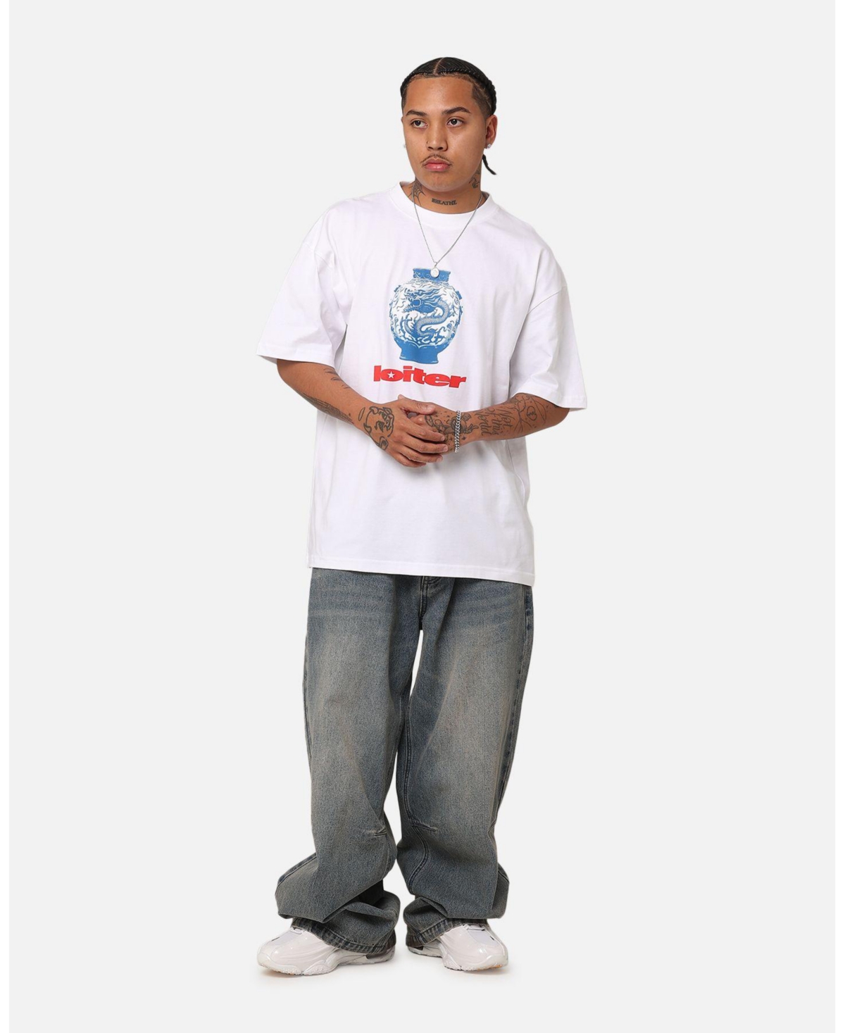Loiter Men's Fine China Graphic Tee