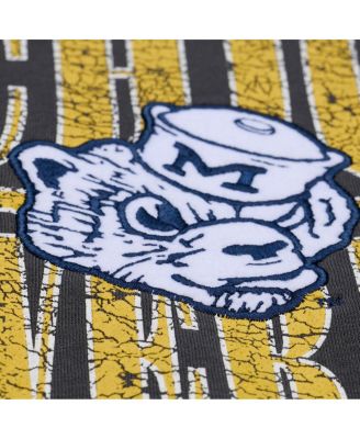 Men's Black Michigan Wolverines Downtown Fleece Sweatshirt