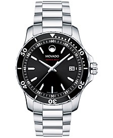 Men's Swiss Series 800 Stainless Steel Bracelet Diver Watch 40mm 