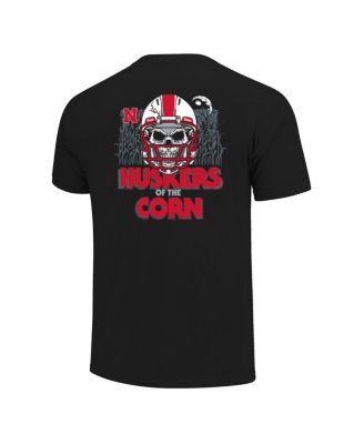 Men's and Women's Black Nebraska Huskers Hyper Local Huskers of the Corn T-Shirt