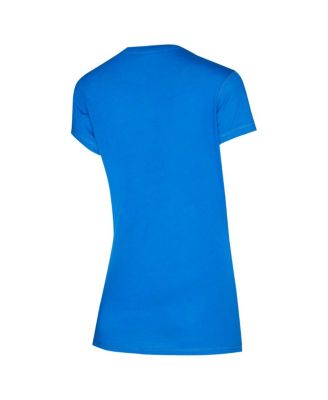 Women's 2-Piece Blue/Black Orlando Magic Vector Top and Flannel Pants Sleep Set