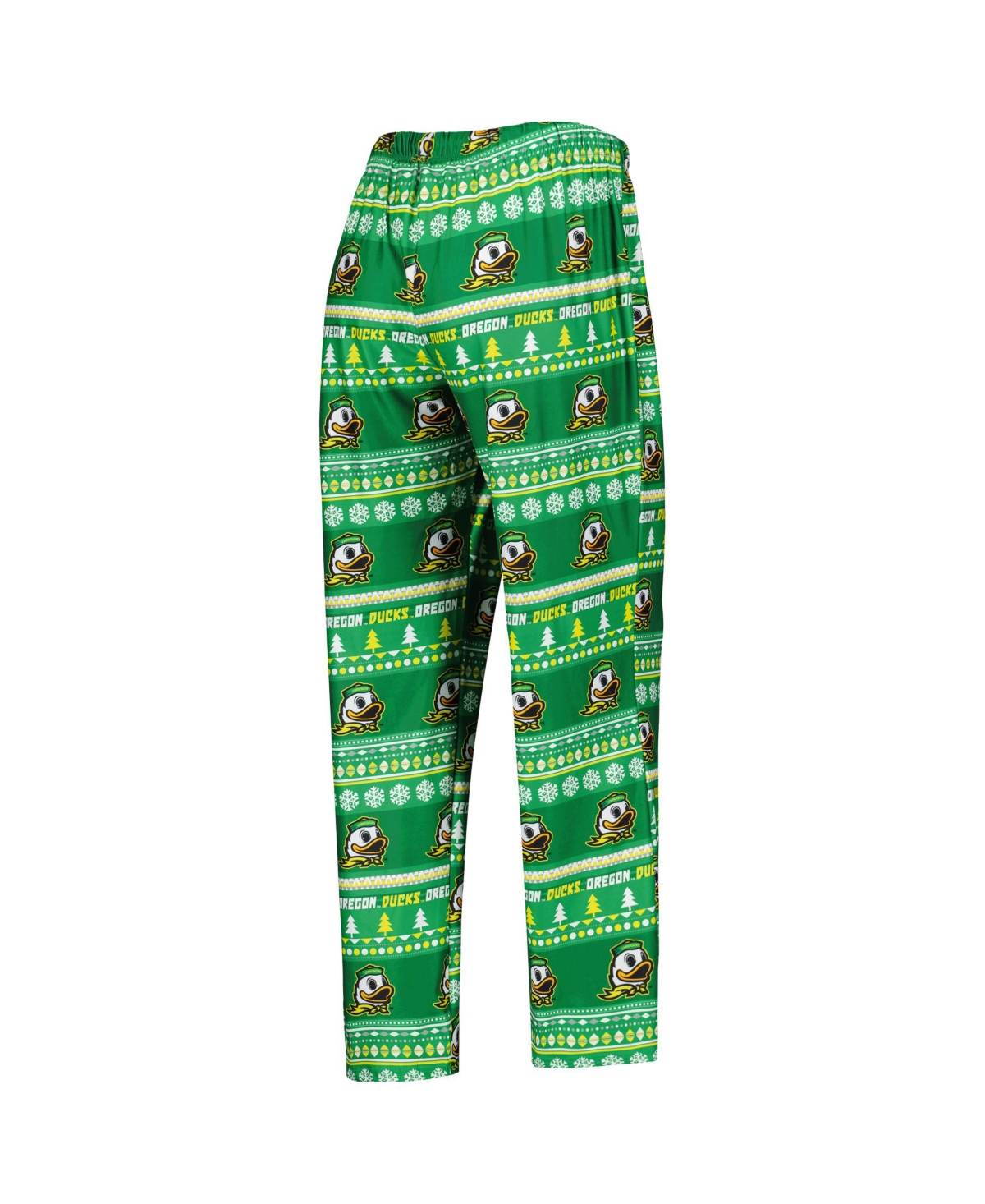 Concepts Sport Women's 2-piece Green Oregon Ducks Holiday Long Sleeve Top And Pants Sleep Set In Green