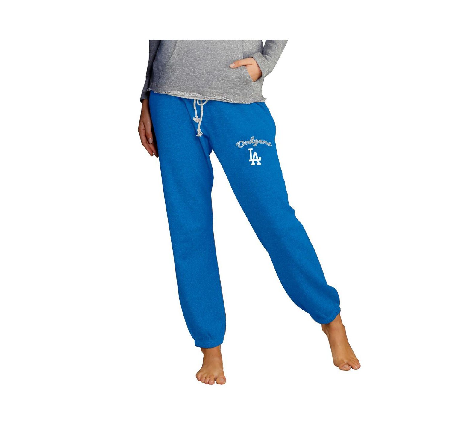 Women's Royal Los Angeles Dodgers Mainstream Knit Jogger Pants