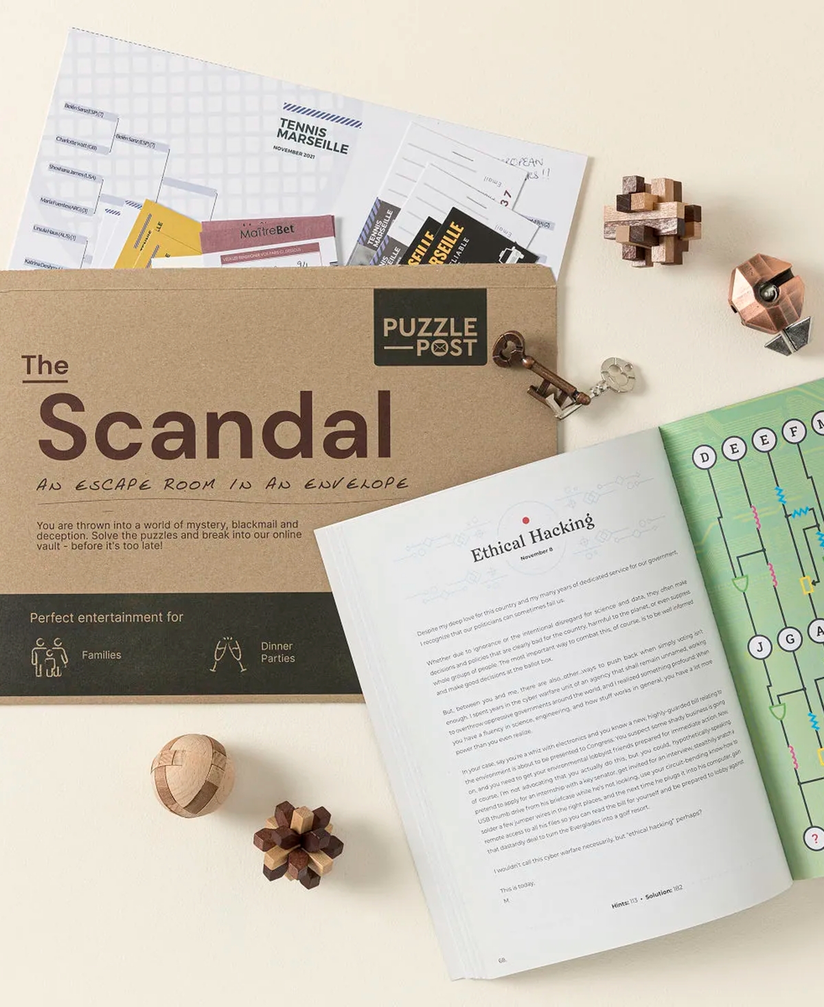 Uncommon Goods Most Puzzling Brainteaser Gift Set, 3-Pc.