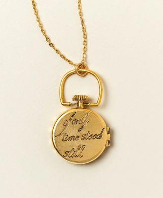 Crystal Encircled 11:11 Locket Necklace