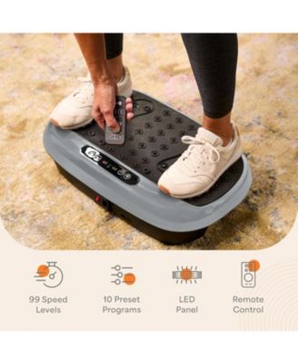HexaPlate Lite Vibration Plate Exercise Machine – Full Body Vibrating Platform for Lymphatic Drainage, Recovery & Muscle Toning