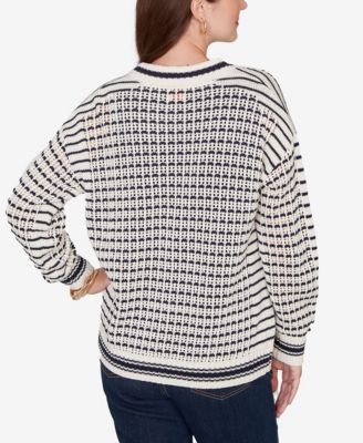 Petite Mesh Stitch Zip Sweater Jacket