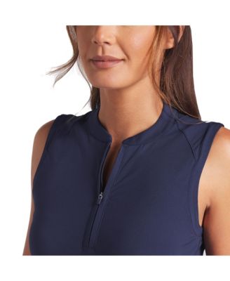 Women's Aerlon Mock Sleeveless Golf Polo