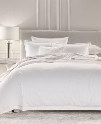 Taies D'oreiller Hotel Collection – King – 700 TC – Rayure Champagne – Microcotton – Neuf