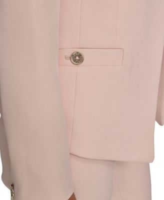 Women's Collarless Open-Front Jacket