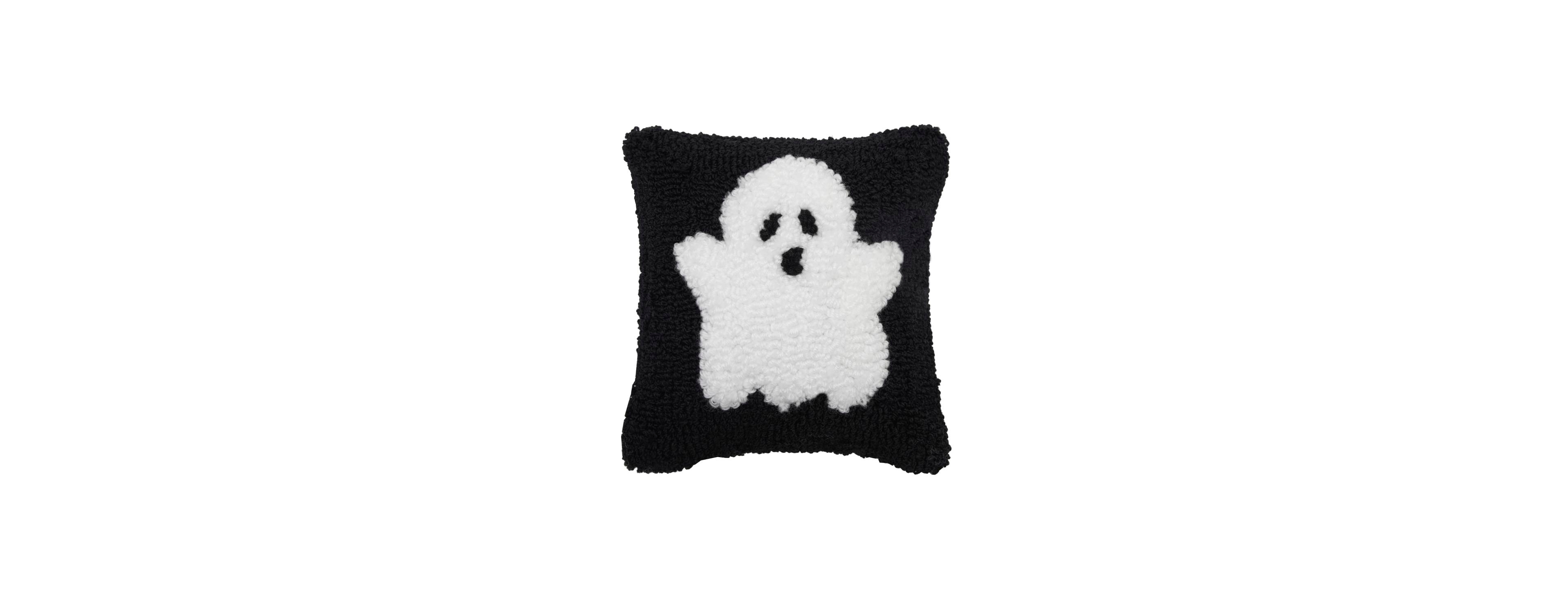 C&F Home 8" x 8" Mini Ghost Hooked Throw Pillow