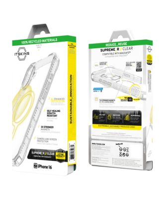 Supreme_R Clear MagSafe Case for Apple iPhone 16