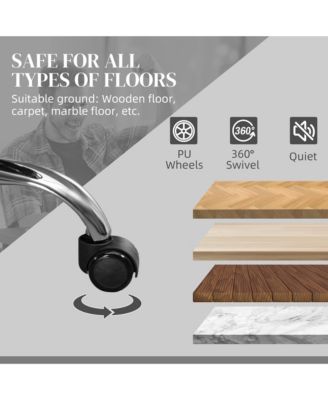 Vibration Massage Office Chair with Lumbar Heat, Footrest,