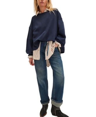 Women's Total Eclipse Ribbed Dolman-Sleeve T-Shirt