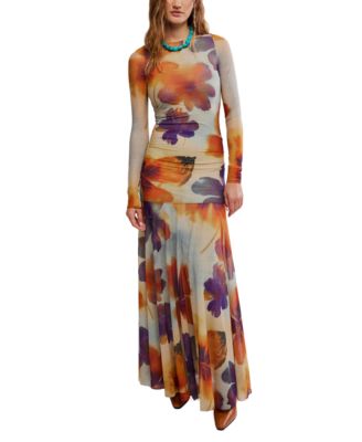 Free People - Women's Sunnei Boat Neck Maxi Dress