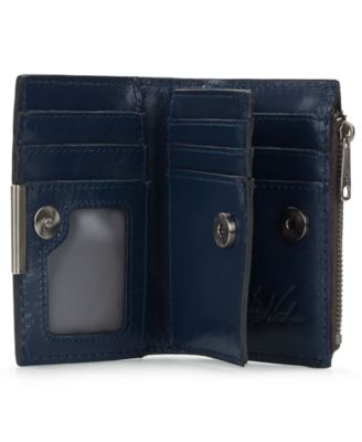 Busalla Leather Bifold Zipper Wallet