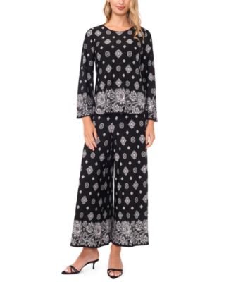 Women's Wide-Leg Pull-On Pants