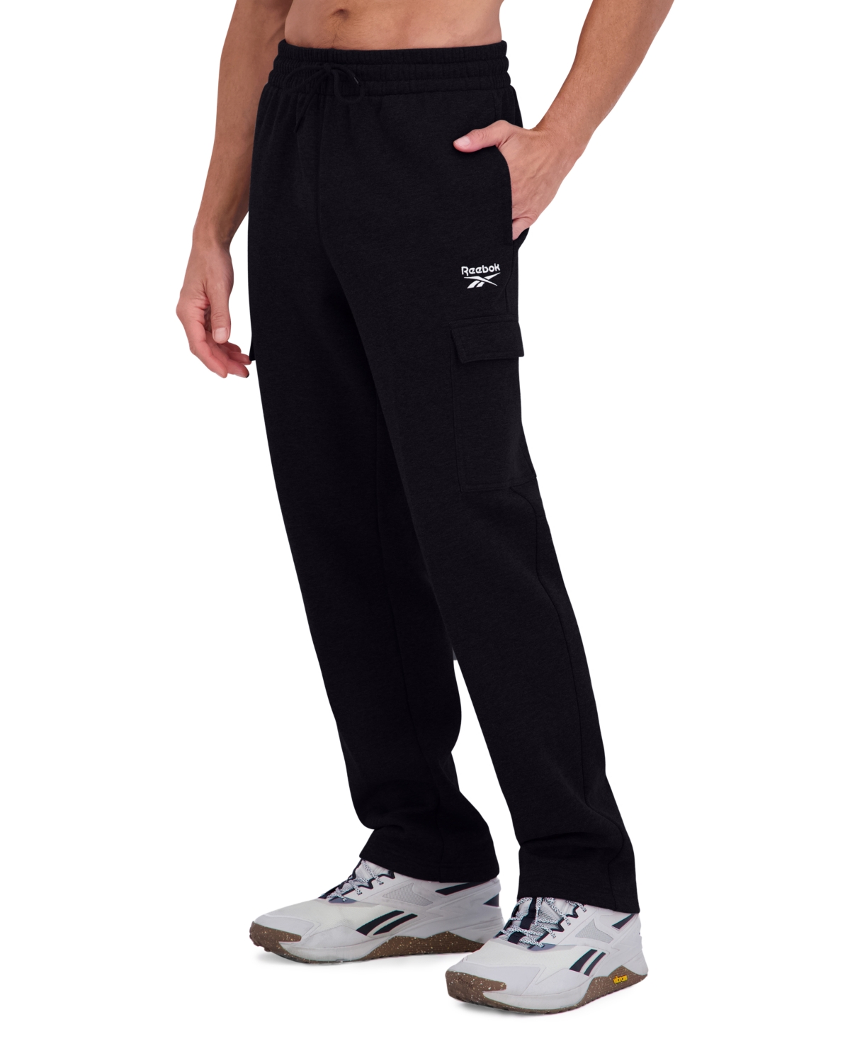Reebok Men's Fleece Cargo Regular Fit Pants