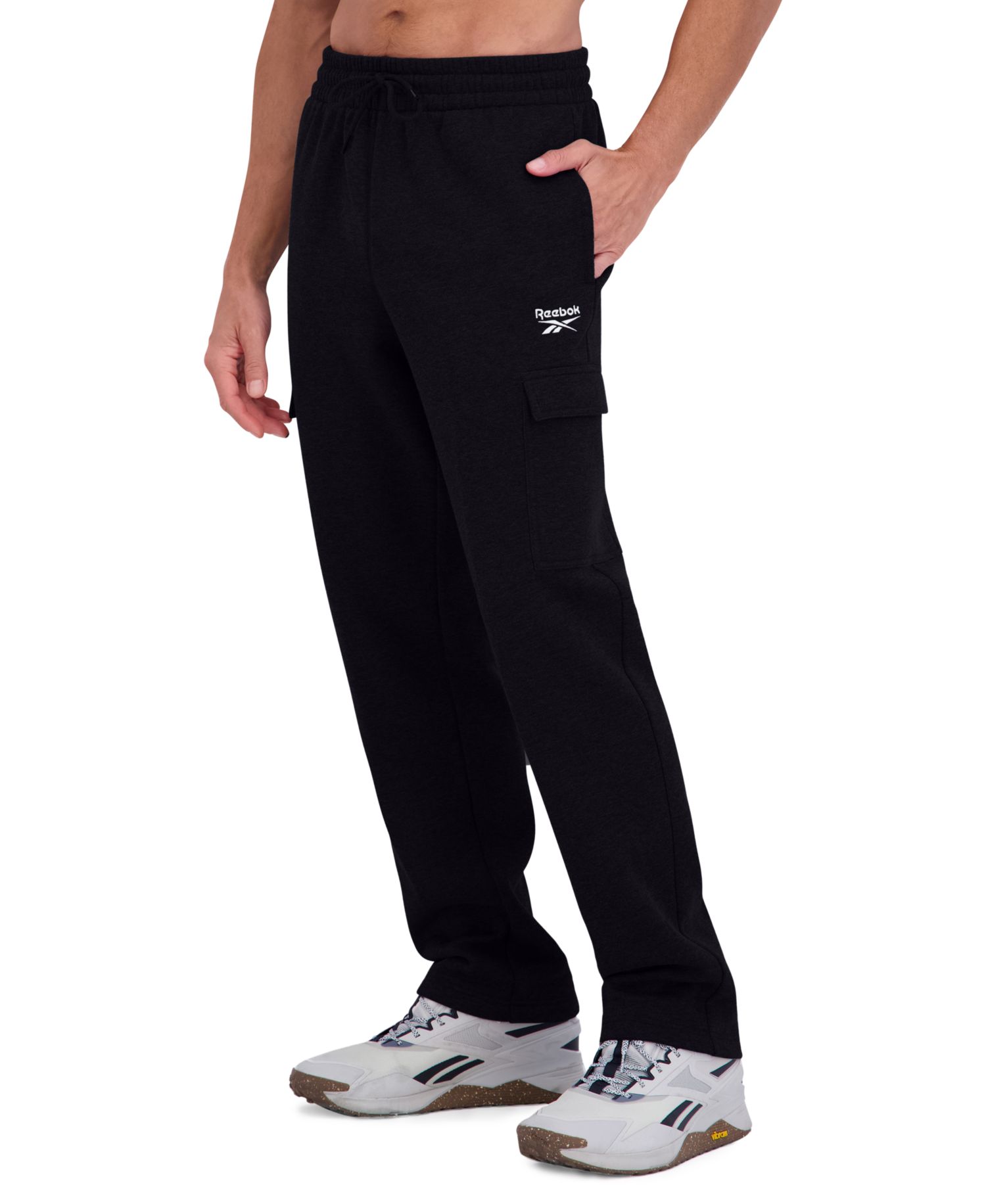 Men's Fleece Cargo Regular-Fit Pants