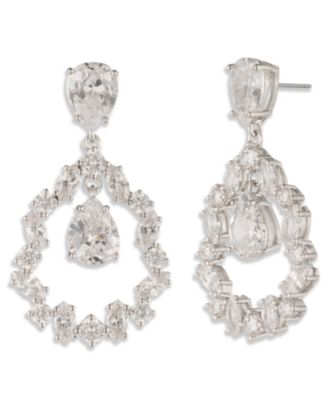 Givenchy - Cubic Zirconia Orbital Earrings