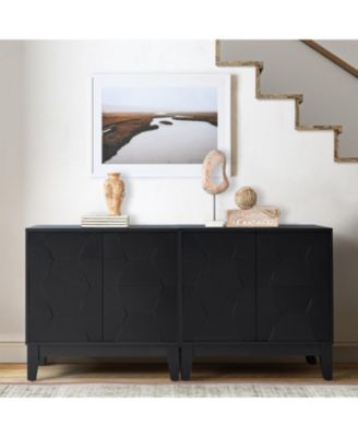 Contemporary Martina 30" Tall 2-Door Accent Cabinet with Ample Storage Space