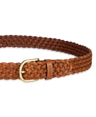 Women's Fully Adjustable Leather Braided Belt
