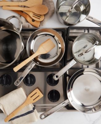 Induction-Ready Stainless Steel 14-Pc. Cookware Set