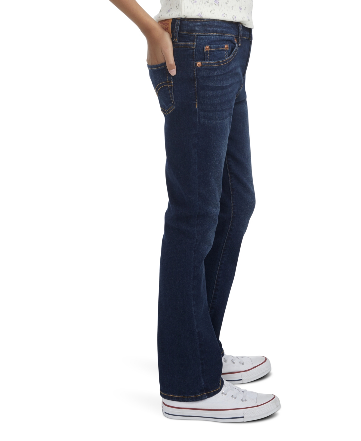 Levi's Big Girls Mid-rise Classic Bootcut Denim Jeans In Blue