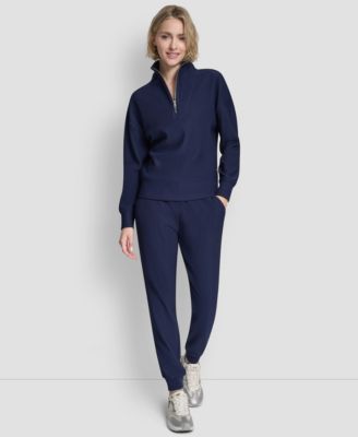 Women's Tech Ottoman Mock Neck Half-Zip Top