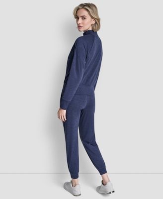 Women's Space Dye Half-Zip Top