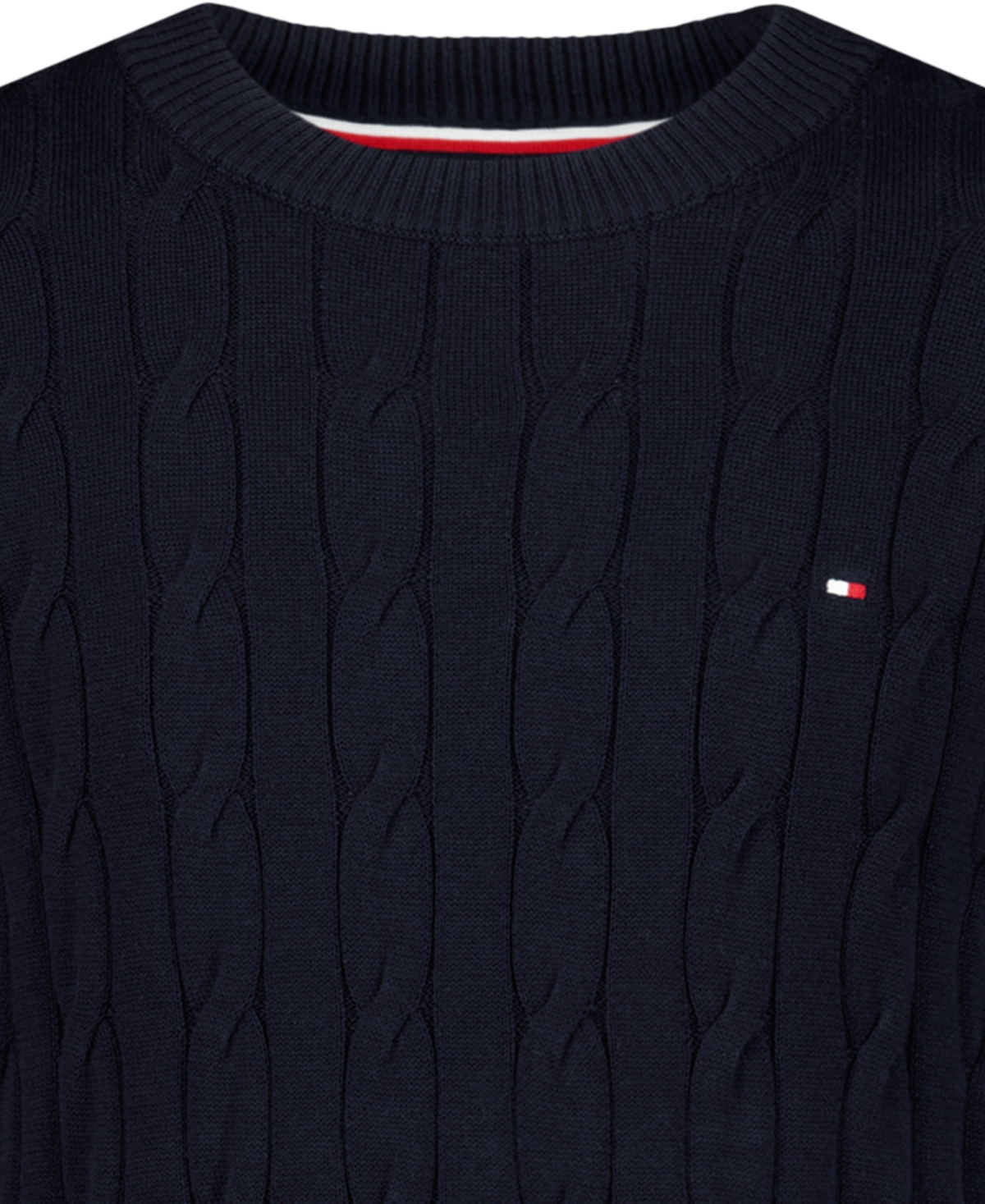 Tommy Hilfiger Boys 8-20 Cable Crewneck Sweater