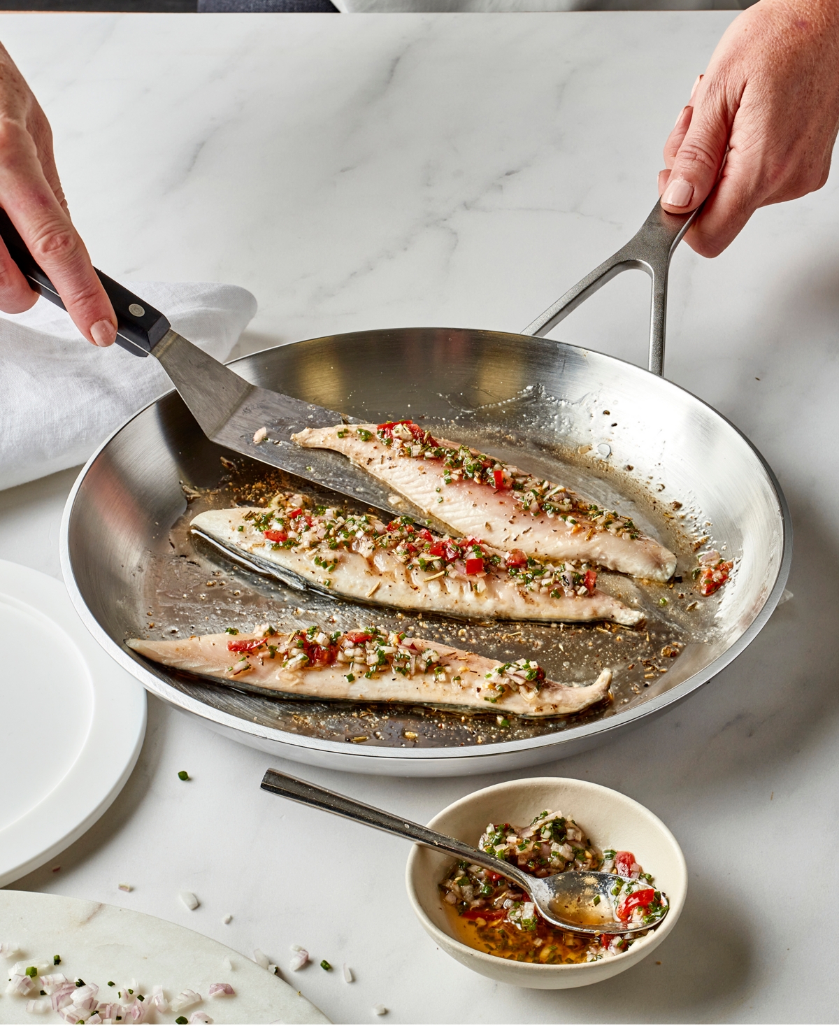 Demeyere Industry 5 Stainless Steel 11" Fry Pan In Metallic