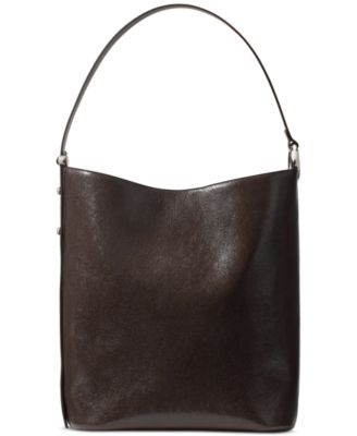 kate spade new york - Halo Glazed Leather Bucket Bag