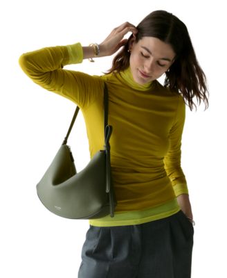 Loop Large Pebbled Leather Shoulder Bag