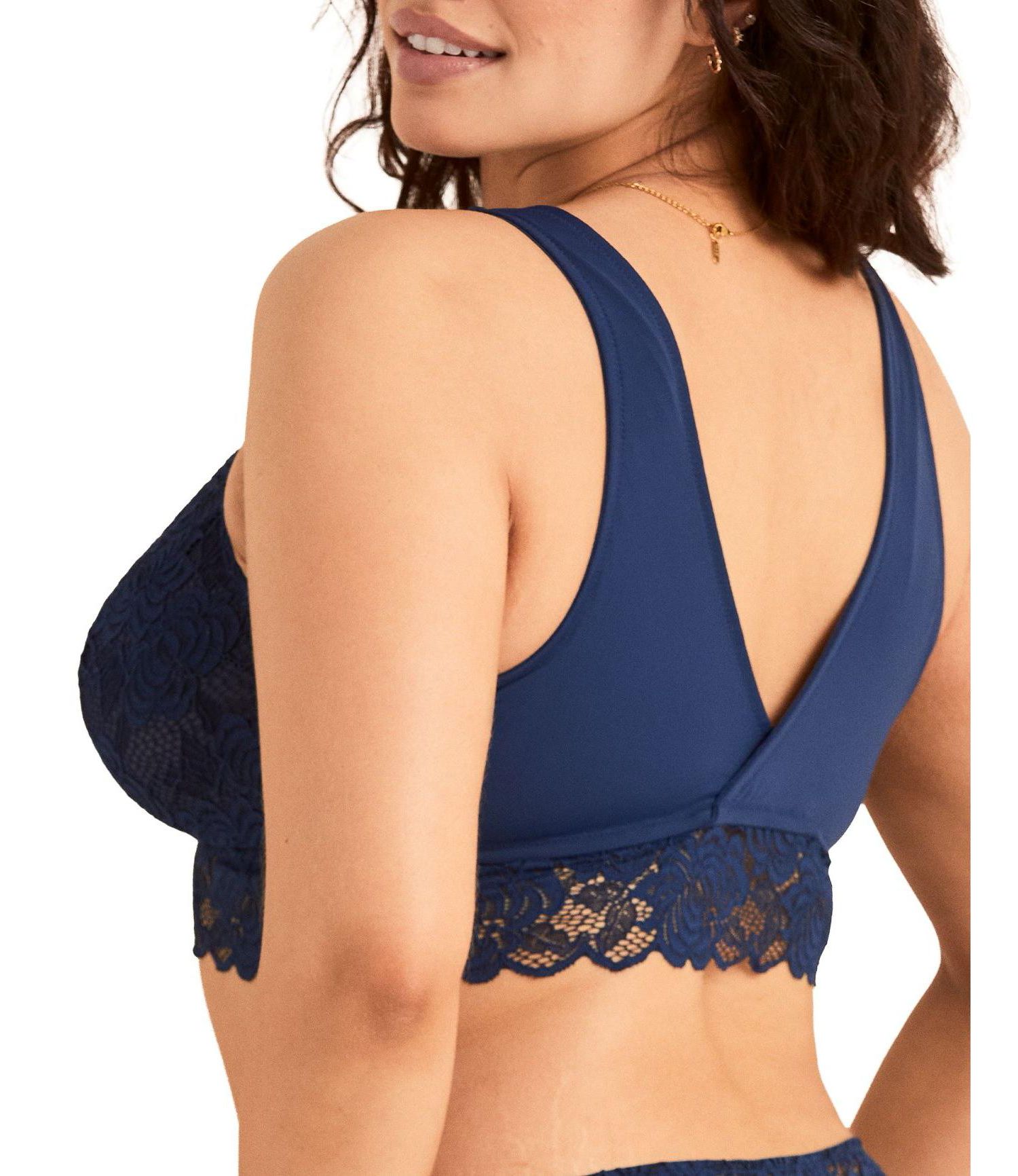 Livi Women's Plus-Size Unlined Bralette Bra