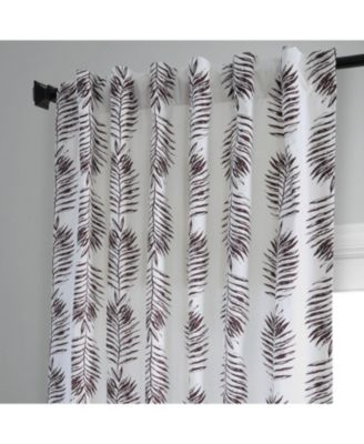 Sago Floral Printed Cotton Room Darkening Curtain