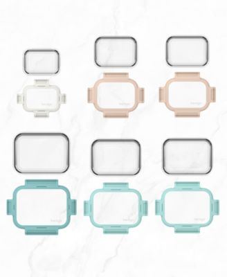 Glass Meal 12-Pc. Storage Set with Leak-Proof Seal