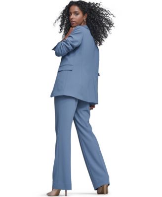 Petite Notch Collar One Button Jacket