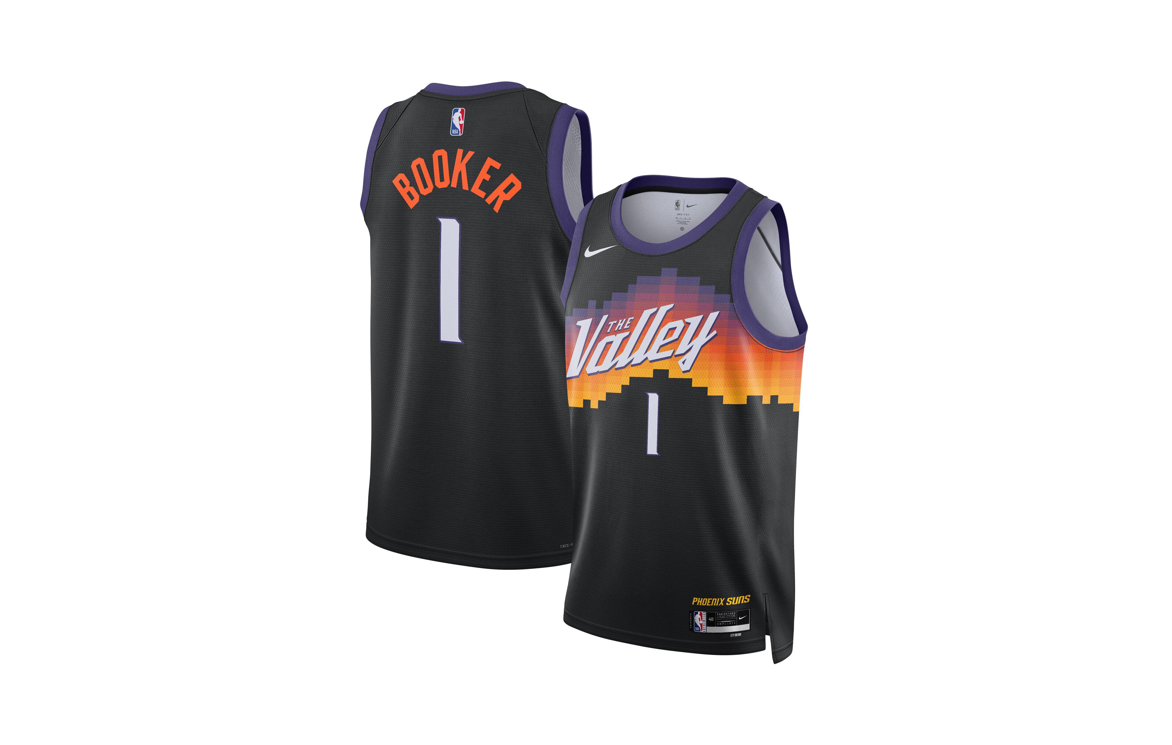 Nike Men's and Women's Devin Booker Black Phoenix Suns 2025/26 City Edition Swingman Jersey