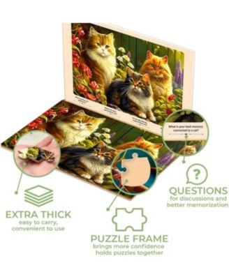 3x35 Pcs Dementia Activities for Adults - Puzzles for Elderly