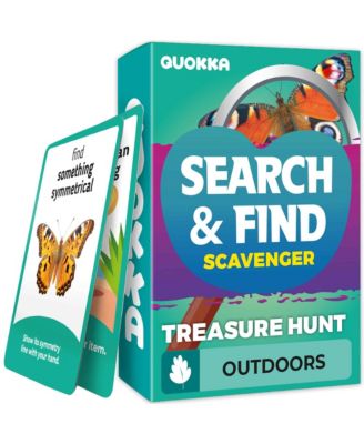 Scavenger Hunt Cards for Kids Ages 4-8 - Educational Party