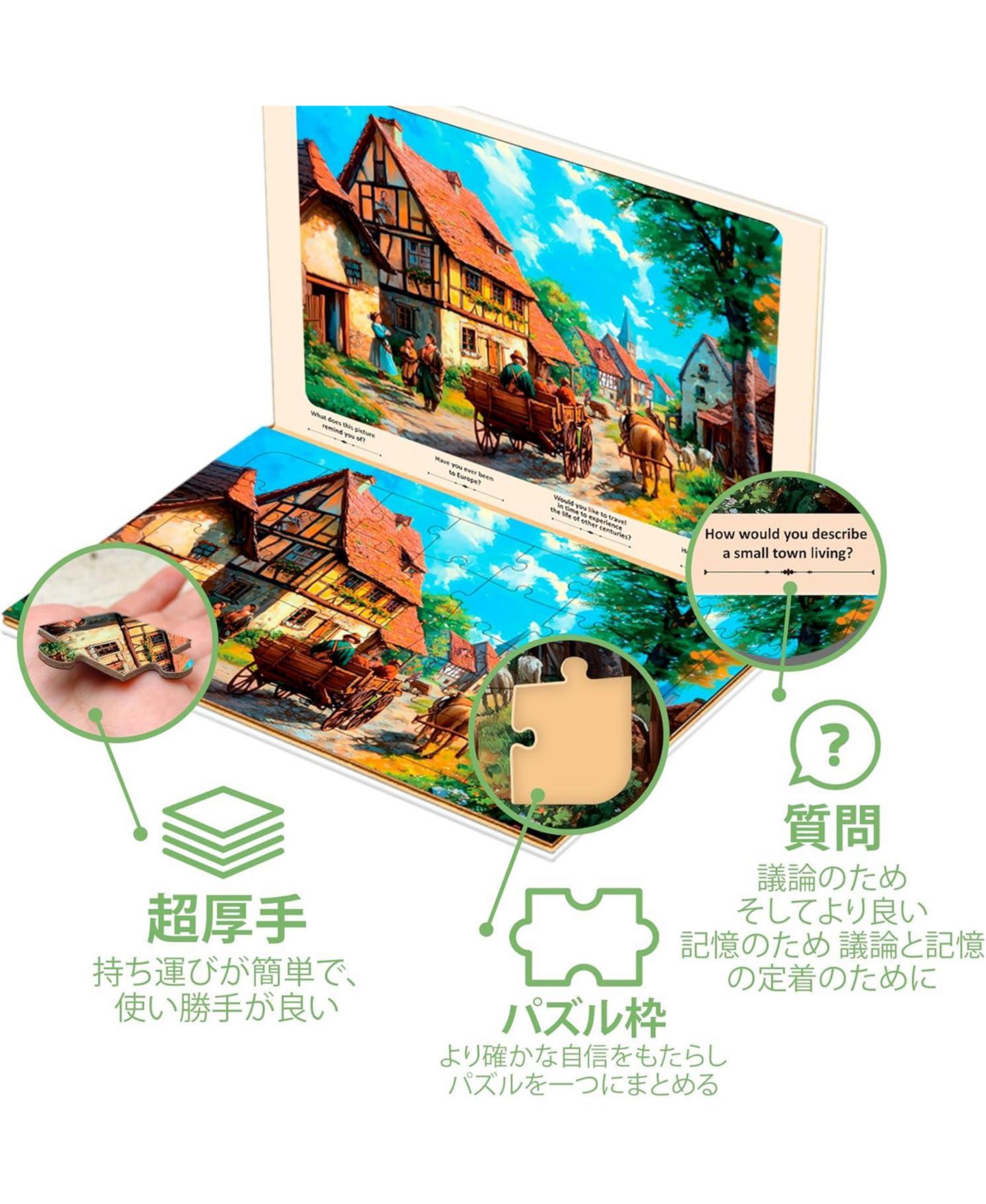 Детские пазлы Quokka Large-Piece Dementia Jigsaw Puzzles, 35-Piece, 3-Pack, Adults, цвет: Birdssteeds — фото 4