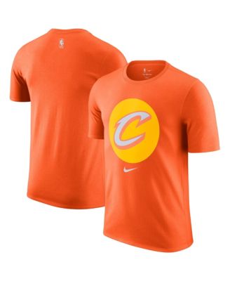 Men's Orange Cleveland Cavaliers 2025/26 City Edition Remix Essential Logo T-Shirt