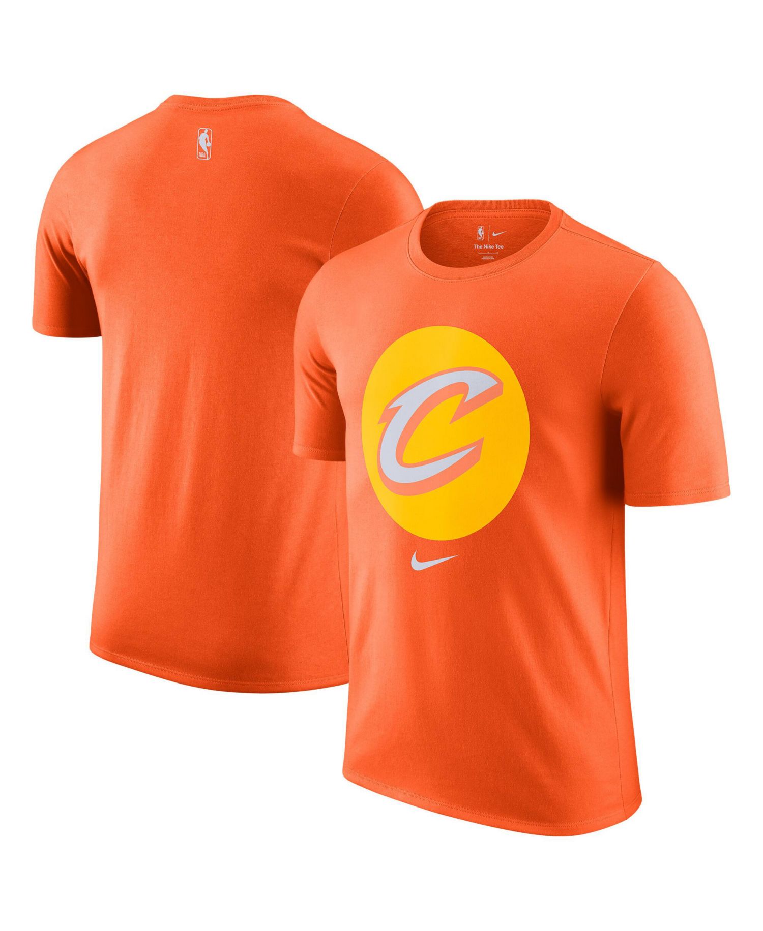 Men's Orange Cleveland Cavaliers 2025/26 City Edition Remix Essential Logo T-Shirt
